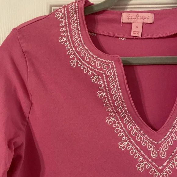 Lilly Pulitzer Shirt size S excellent condition Leigh 25” bust 34” - Picture 3 of 12